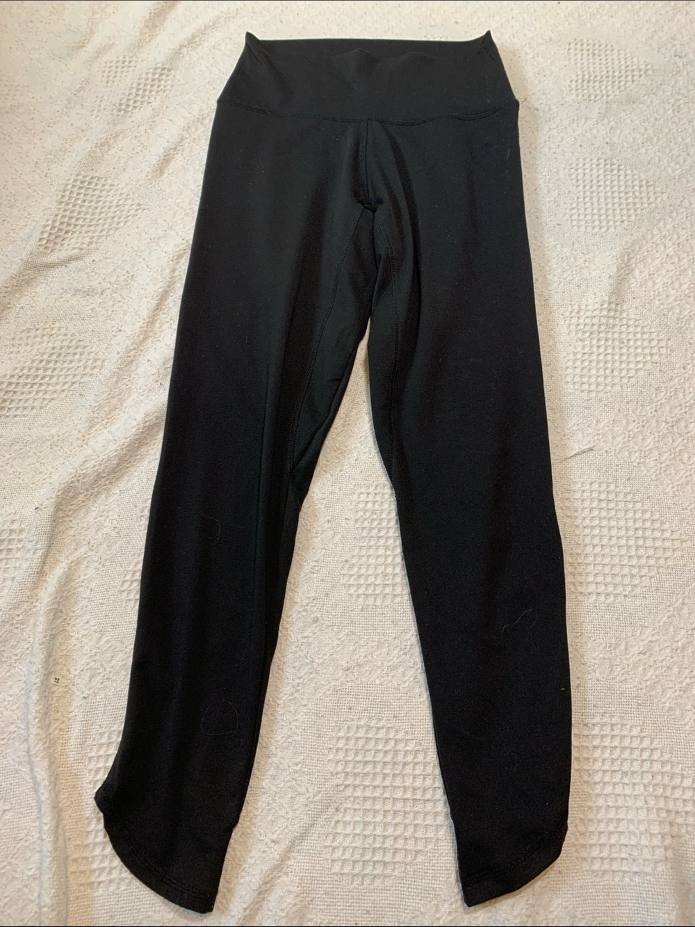 Silver Icing High-Waist Black Leggings for Women